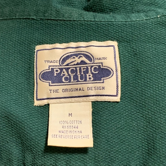 Pacific Club Dark Green Womens Blouse - Picture 5 of 5